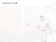 Tablet Screenshot of acceleratorcc.com